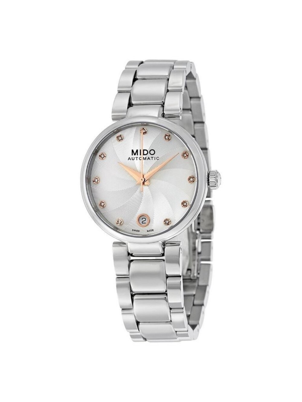 NWT Mido Baroncelli II Automatic Ladies Watch M022.207.11.036.10